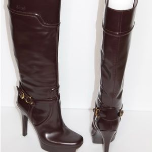 Gucci Boots :::  Knee High Leather Boots